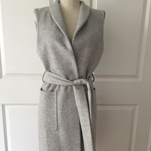 Reiss wool sleeveless coat